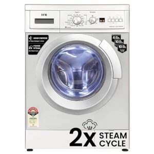 IFB 6.5 Kg 5 Star Fully Automatic Front Load Washing Machine 2X Power Steam (ELENA SXS 6510, Silver, In-built Heater, 4 years Comprehensive Warranty)