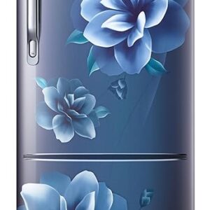 Samsung 183 L, 4 Star, Digital Inverter, Direct-Cool Single Door Refrigerator (RR20C1724CU/HL, Camellia Blue, 2024 Model)